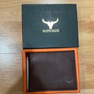 Brown Leather Wallet-Napa Hide
Brand New